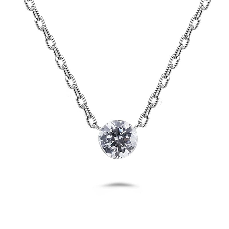 Minimalist Moissanite Chain Necklace GS2621