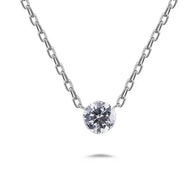 Minimalist Moissanite Chain Necklace GS2621