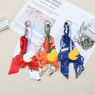 Dumbo Keychain | Cute Leather Tassel Scarf Bag Charm