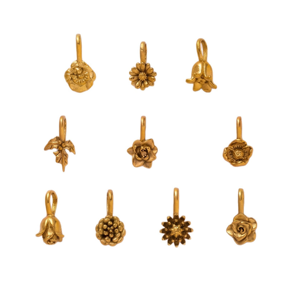 Personality Flower of the Month Shoe Jewel JX26041277GK
