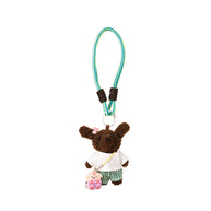 Fruit Bear Keychain | Cute Plush Bag Charm & Car Key Fob