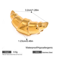 Croissant Pin Brooch | Anti-Gaping Clothing Clip for Women