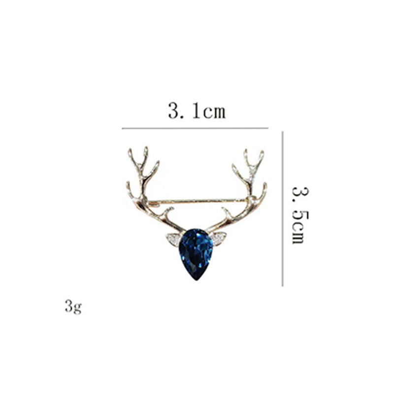 Personality Antler Brooch | Western Suit Accessory
