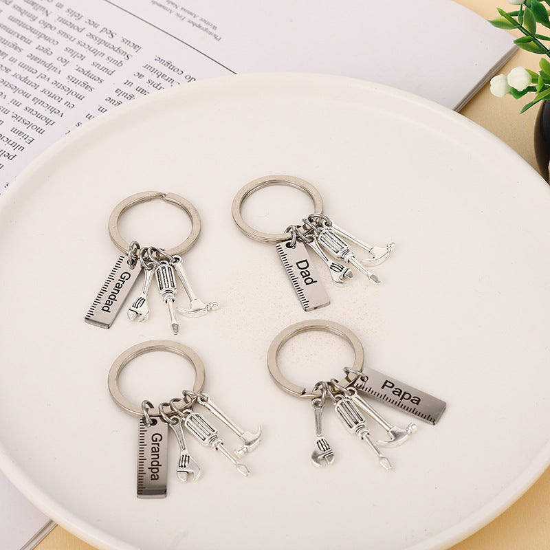 Dad Keychain | Tool Wrench Set | Father's Day Gift