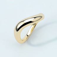 Bold Wave Ring