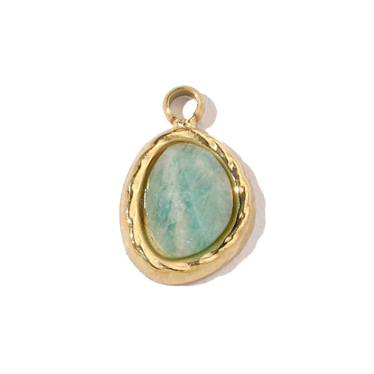 French Flower Pendant | Lucky Four Leaf Clover Steel Charm