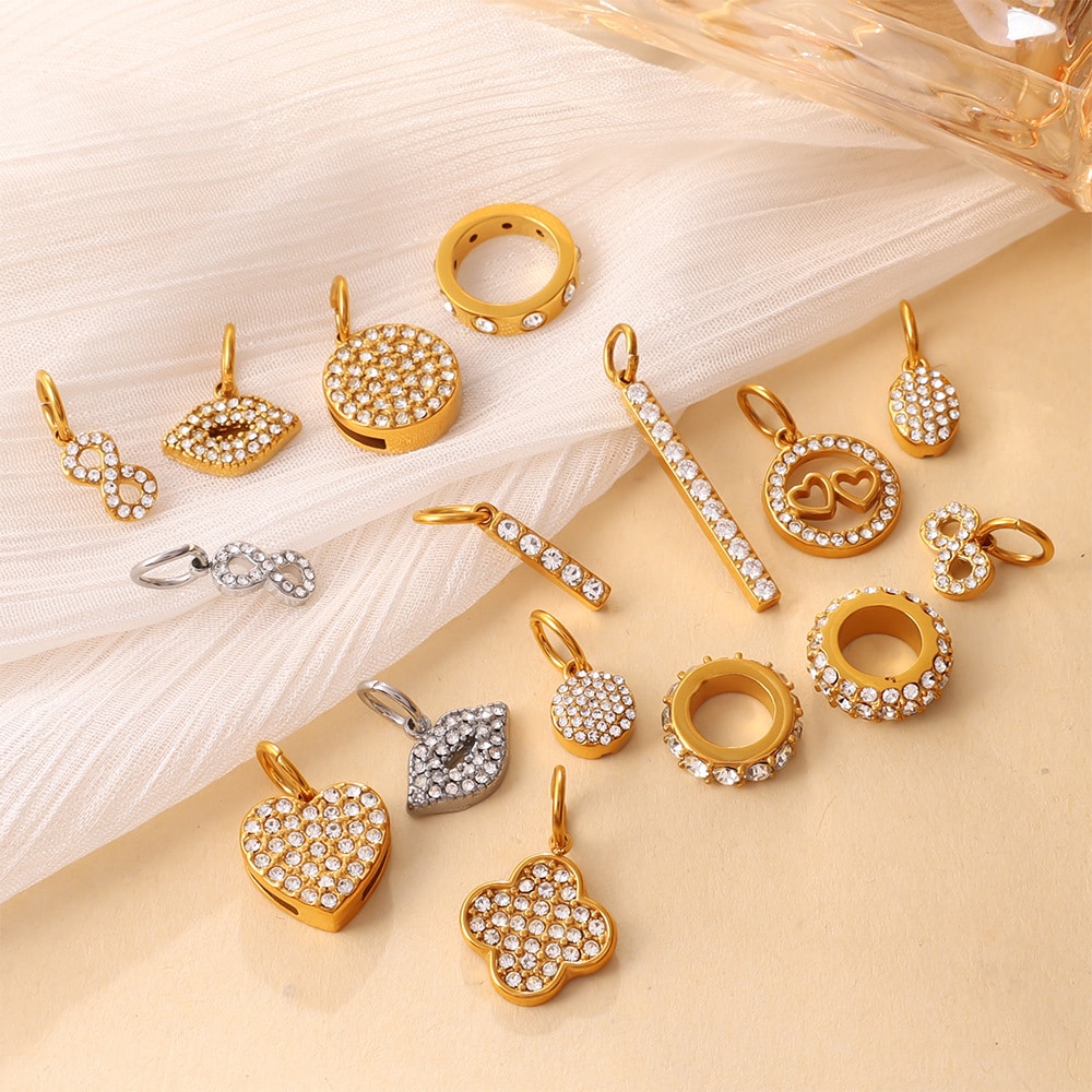 Premium Gold Plated Pendant Necklace Earring Jewelry Charm