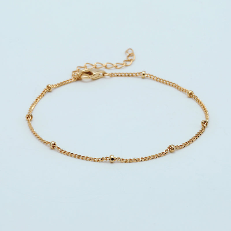 1.5mm Spheres Chain Bracelet