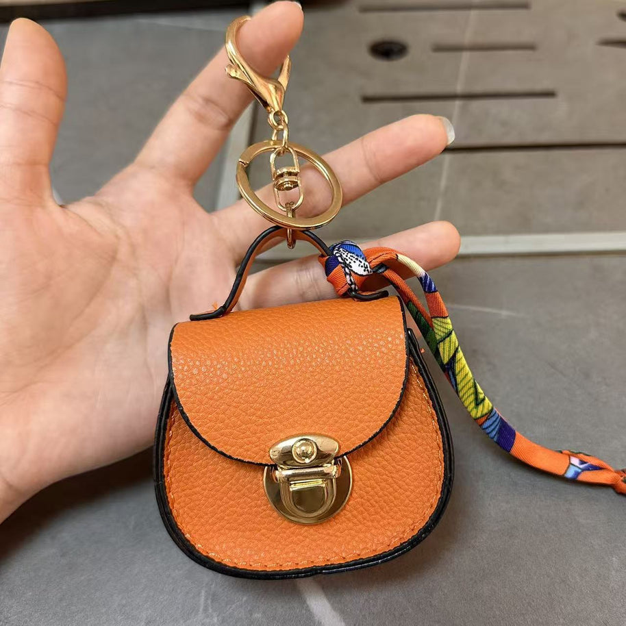 Mini Saddle Pouch | PVC Keychain Bag | Zero Wallet Holr