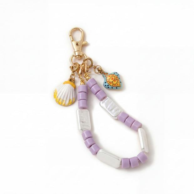 Dopamine Style DIY Charm Whimsical Keychain Pendant for Women