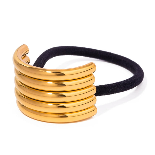 Stainless Steel Hair Tie Ponytail Band JXHW2407021