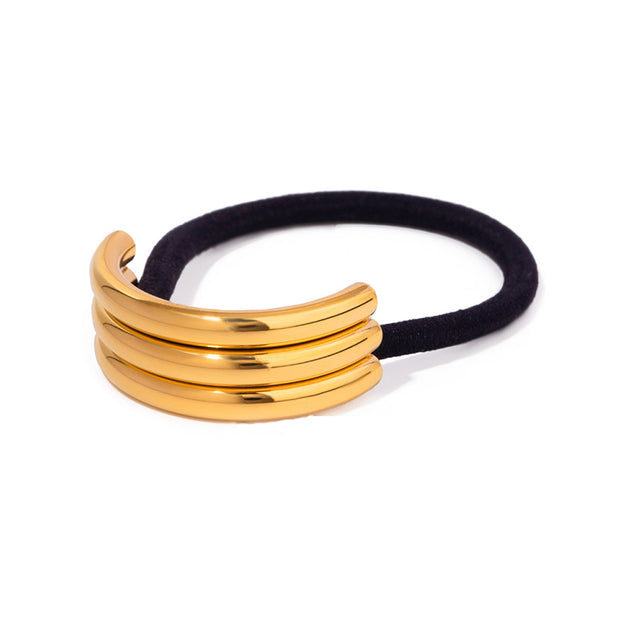 Metal Hair Rope High End Ponytail Holder JXHW2407020