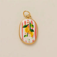 Bikini Beach Pearl Metal Chain Vacation Charm JX261617GK