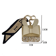 PU Rhinestones Keychain | Mini Bag Charm | Ins Fashion