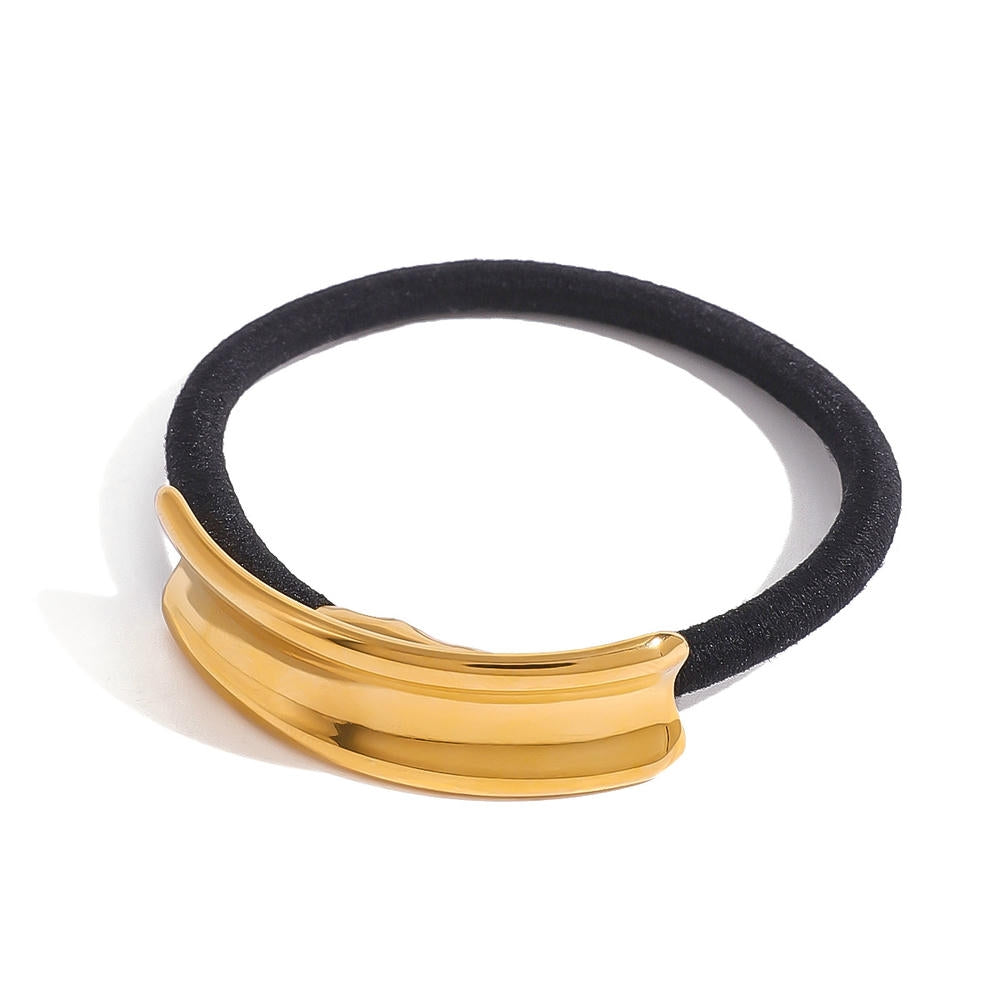 Stainless Steel Hair Tie Ponytail Elastic JXHW2407037