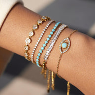 Evil Eye Bracelet | Zircon Stainless | Protective Charm