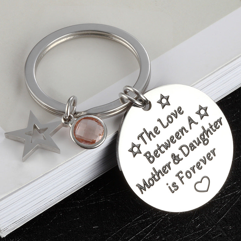 Puzzle Keychain | Stainle Steel Crystal | DIY Gift