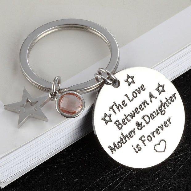 Puzzle Keychain | Stainle Steel Crystal | DIY Gift