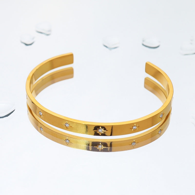 Star Open Bangle JSB22041201G