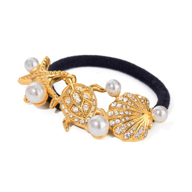 Star Hair Tie Stainless Steel Ponytail Holder JX Hot003