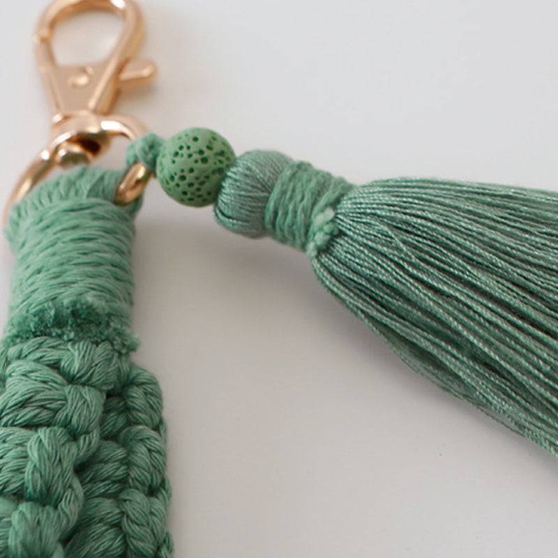 Boho String Handmade Woven Tassel Fashion Keychain Charm