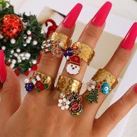 Christmas Evil Eye Ring JXQ09960