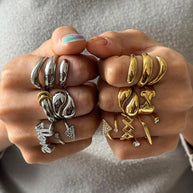 Stainless Steel Ring | Non-Tarnish Luxury | Women's Gift