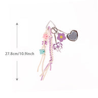 Popular Phone Strap | Dopamine Woven Flower Keychain