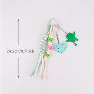 Summer Labubu Keychain | Miu-Style Bag Charm & Phone Strap