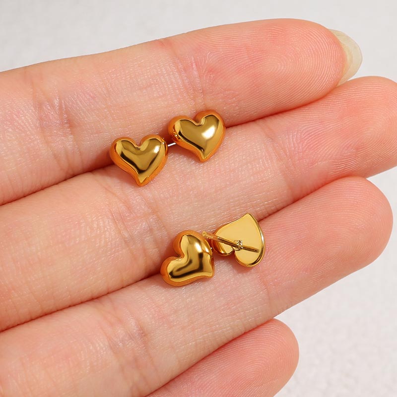 Tiny Heart Stud Earring JSE010248