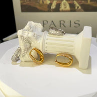 Pave U Hoop Earring JAN6187