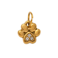 Bear Earphone Shoe Buckle 18K Gold Steel JX26041252GK