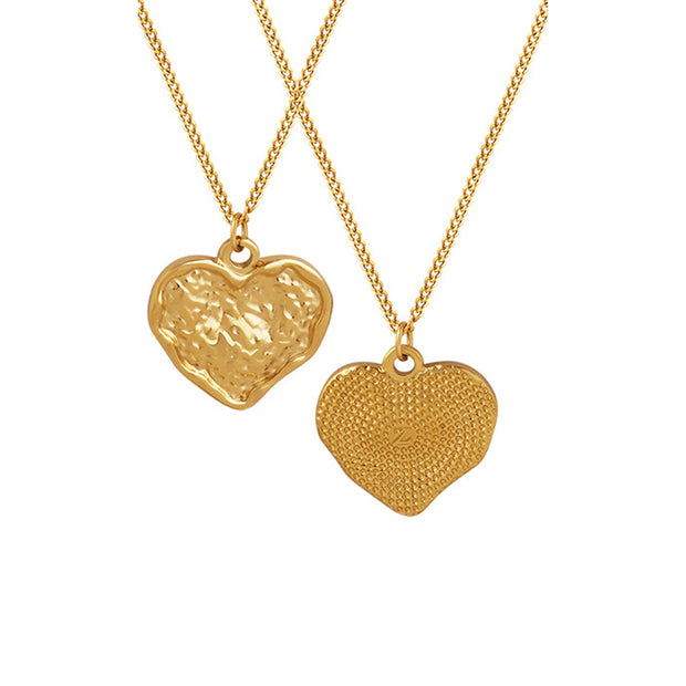 Irregular Round Pendant Necklace
