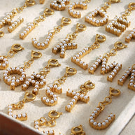Versatile Spring Clasp Pendant English Letters Women JXC9510