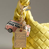 18K Gold Plated Travel-Inspired Keychain City-Themed Charm