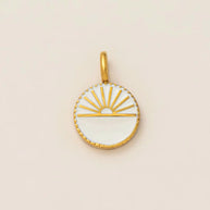 DIY Sea Creatures Pendant Steel 18K Gold Plated Women