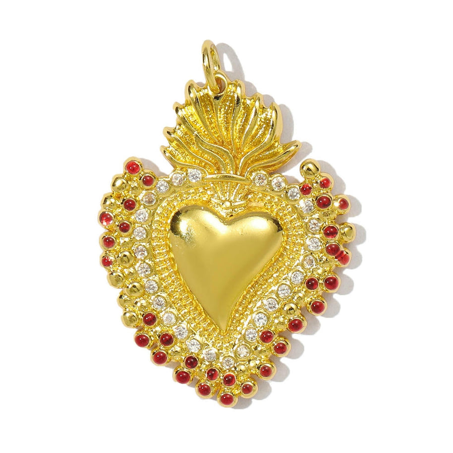 3D Evil Eye Pendant | Glamorous Zircon Flower Love Charm