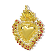 3D Evil Eye Pendant | Glamorous Zircon Flower Love Charm