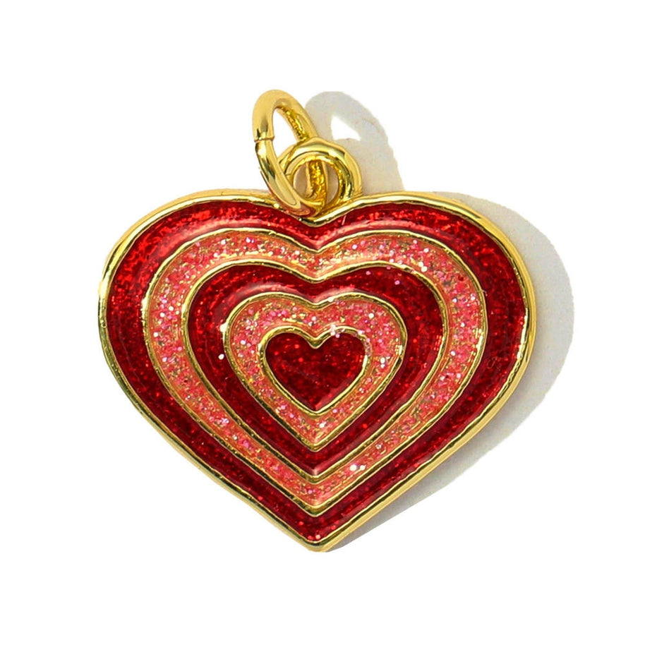 XOXO Rose Pendant | Popular Enamel House Lollipop Charm