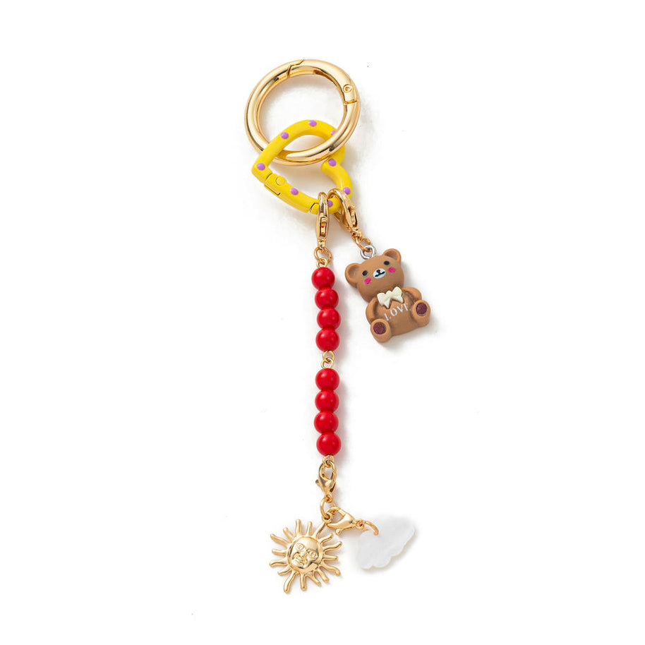 Mix-and-Match 18K Gold Plated Cute Elements DIY Bag Charms
