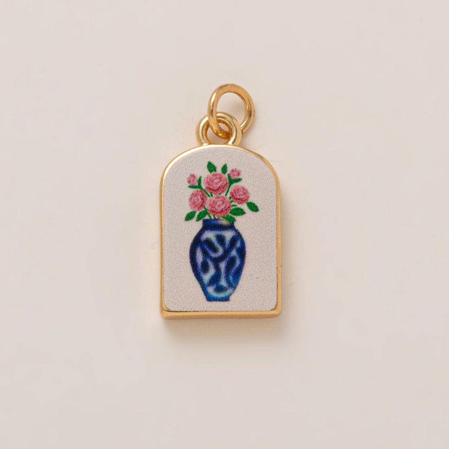 Bikini Beach Pearl Metal Chain Vacation Charm JX261617GK
