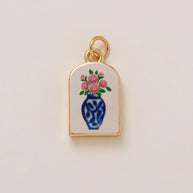 Bikini Beach Pearl Metal Chain Vacation Charm JX261617GK