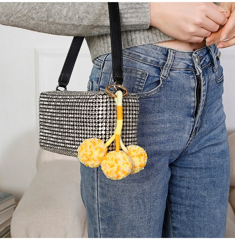 Cotton Boho Tassel Keychain Charm National Style Fashion Gift