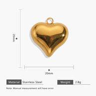 European Vintage Tiger Eye Pendant Earring Charm 18K Gold