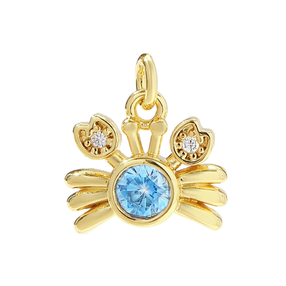 Sea Star Crab Pendant | Fairytale Ocean Life Enamel Charm