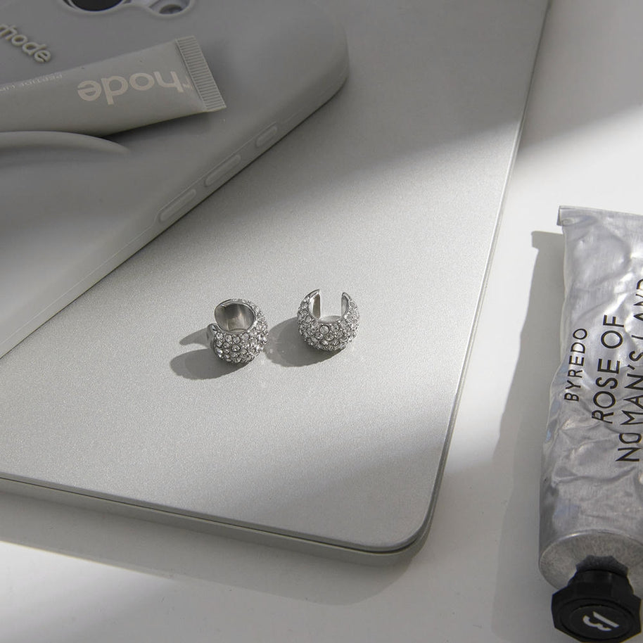 Clip-On Earrings | No Piercing Zircon | Stainless Steel