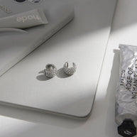 Clip-On Earrings | No Piercing Zircon | Stainless Steel