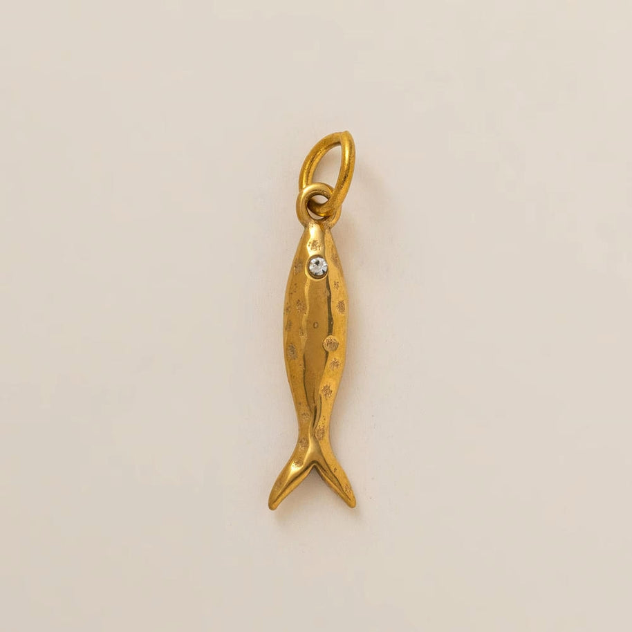 DIY Sea Creatures Pendant Steel 18K Gold Plated Women
