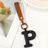 Letter Keychain | Leather Alphabet Pendant | Amazon Gift