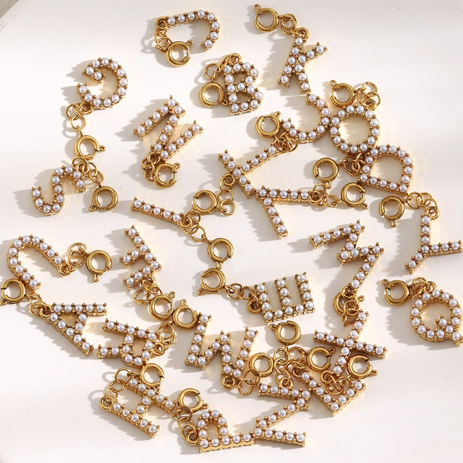 Versatile Spring Clasp Pendant English Letters Women JXC9510